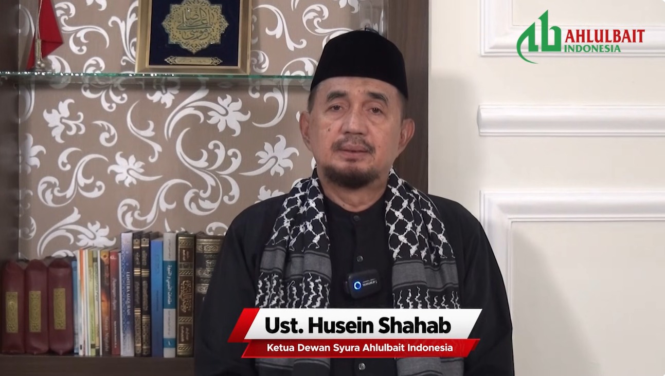 Ustadz Husein Shahab, Ketua Dewan Syura Ahlulbait Indonesia (DS ABI), menyampaikan ceramah tentang pentingnya mempelajari kehidupan dan keteladanan Sayyidah Fatimah Zahra dalam momentum Ayyam Fatimiyah.